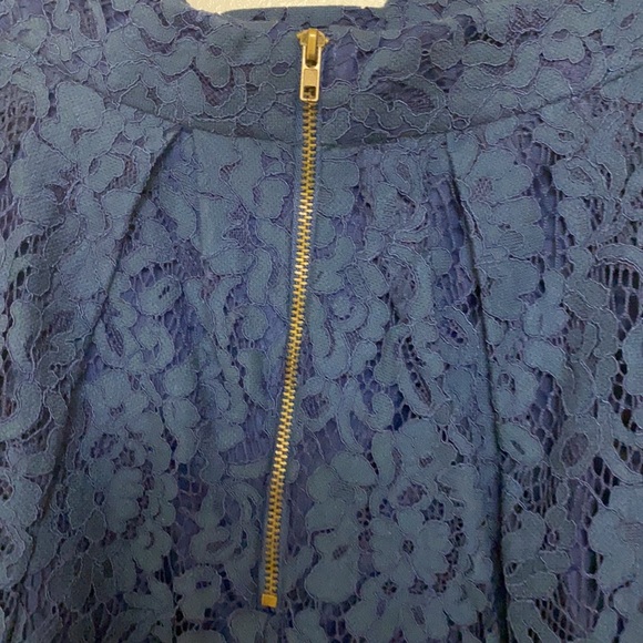 Women’s pretty lacy style back zipper lined long skirt size M - Picture 3 of 6